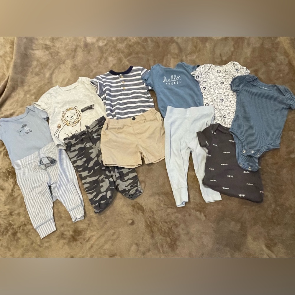 Carter Bundle Lot Of 11 Items Size 6 Months